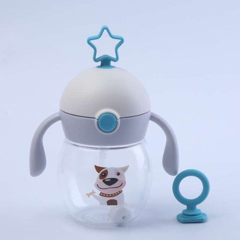 image-499 spring and summer TRITAN material infant high-end cup antenna baby straw cup learn to drink cup anti-fall