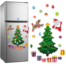 image-Christmas Decoration Refrigerator Sticker Set