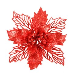 image-Christmas decorations canes hollowed out Christmas flowers