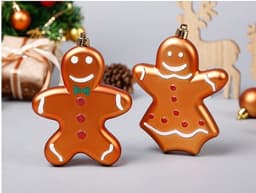 image-Christmas Ornaments Cute Gifts Reindeer Balls Stars Gingerbread Man Christmas Pendant Ornaments Charm
