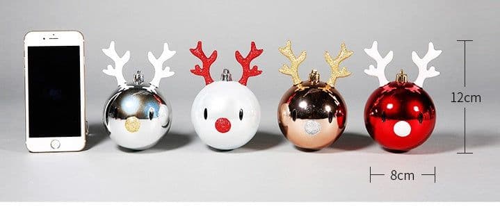 image-Christmas Ornaments Cute Gifts Reindeer Balls Stars Gingerbread Man Christmas Pendant Ornaments Charm