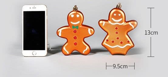 image-Christmas Ornaments Cute Gifts Reindeer Balls Stars Gingerbread Man Christmas Pendant Ornaments Charm