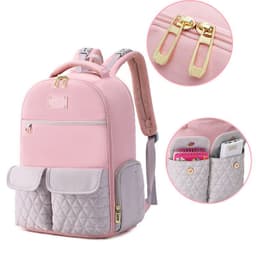 image-Mummy Bag Large Capacity Multi-pocket Baby Diaper Bag Backpack