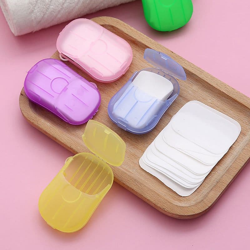 image-Travel Disposable Soap Flakes - Portable Hand Wash
