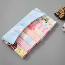 image-Newborn Cotton Gauze Saliva Towel Foreign Trade Baby Feeding Towel 8 Packs