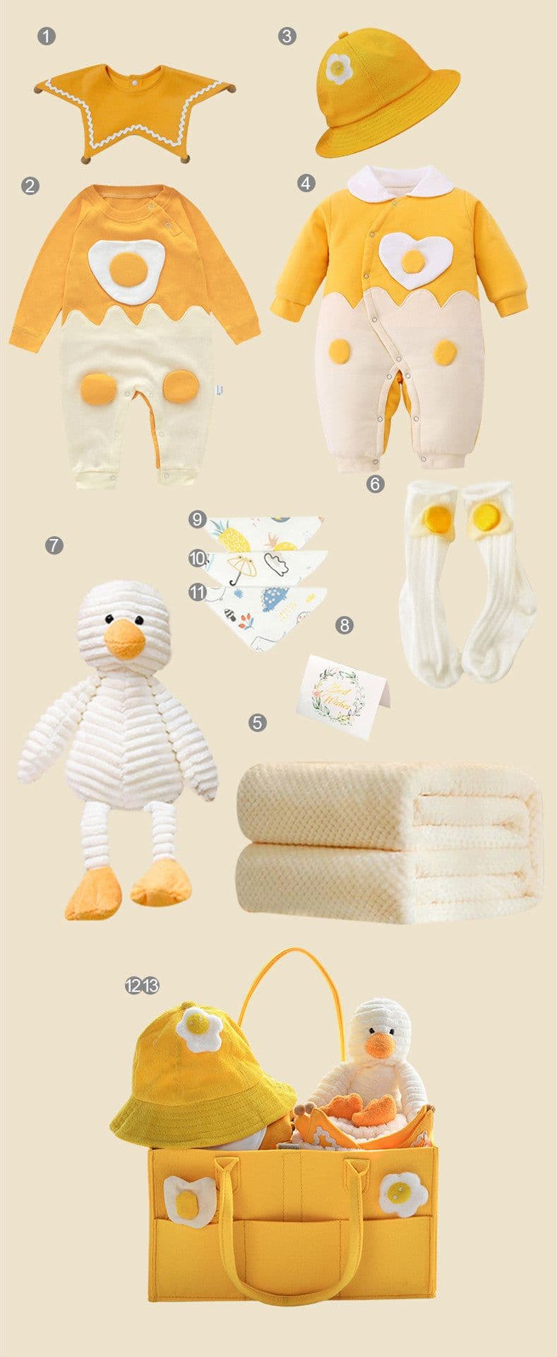 image-Newborn Gift Box Summer Baby Suit Newborn Dress Princess Full Moon Gift Newborn Baby Supplies