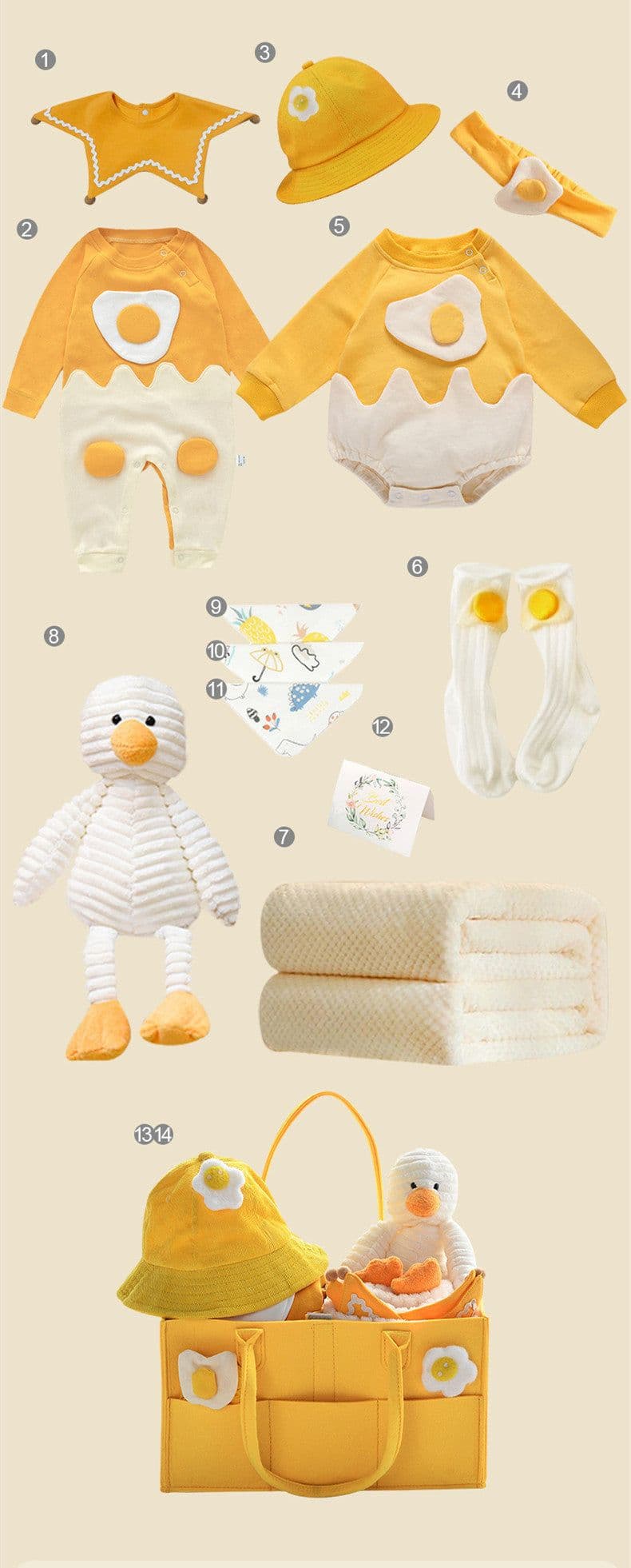 image-Newborn Gift Box Summer Baby Suit Newborn Dress Princess Full Moon Gift Newborn Baby Supplies