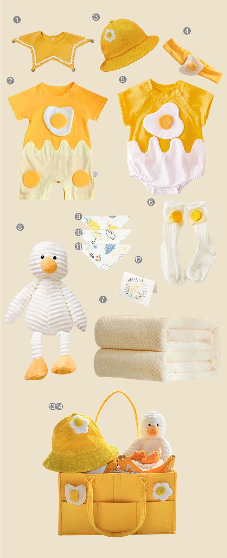 image-Newborn Gift Box Summer Baby Suit Newborn Dress Princess Full Moon Gift Newborn Baby Supplies