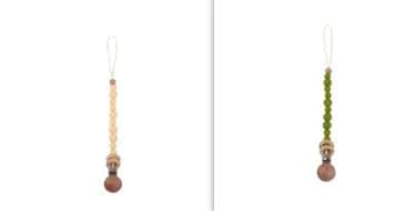 image-Baby Products Soothing Beech Wood Clip Pacifier Chain