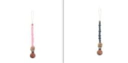 image-Baby Products Soothing Beech Wood Clip Pacifier Chain