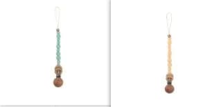 image-Baby Products Soothing Beech Wood Clip Pacifier Chain