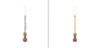 image-Baby Products Soothing Beech Wood Clip Pacifier Chain