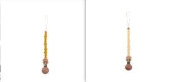 image-Baby Products Soothing Beech Wood Clip Pacifier Chain