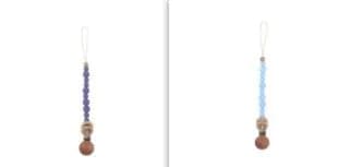 image-Baby Products Soothing Beech Wood Clip Pacifier Chain