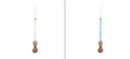 image-Baby Products Soothing Beech Wood Clip Pacifier Chain
