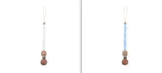 image-Baby Products Soothing Beech Wood Clip Pacifier Chain