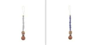 image-Baby Products Soothing Beech Wood Clip Pacifier Chain