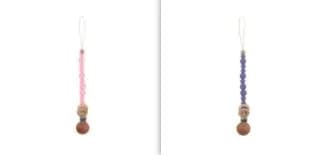 image-Baby Products Soothing Beech Wood Clip Pacifier Chain