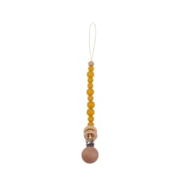 image-Baby Products Soothing Beech Wood Clip Pacifier Chain