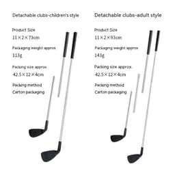 image-Golf Metal Club Parent-child Outdoor Toys