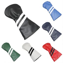 image-Golf Club Sleeve Two Oblique Strips Wood Rod Head Cover Multiple Colors Cash Commodity And Quick Delivery