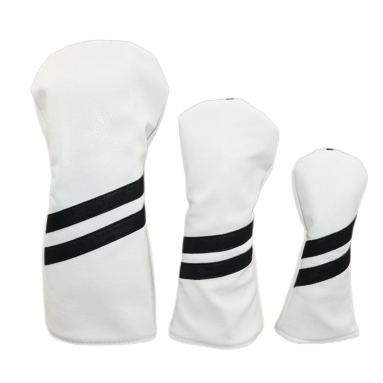 image-Golf Club Sleeve Two Oblique Strips Wood Rod Head Cover Multiple Colors Cash Commodity And Quick Delivery