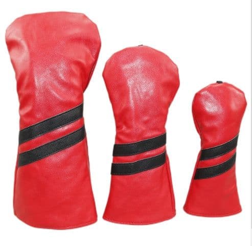 image-Golf Club Sleeve Two Oblique Strips Wood Rod Head Cover Multiple Colors Cash Commodity And Quick Delivery