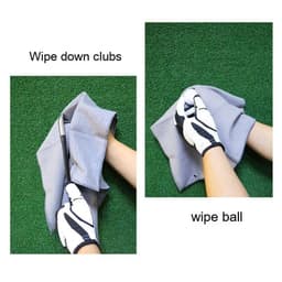 image-Waffle Golf Ball Eraser Cue Ball Bag Cleaning Cloth Towel Golf Ball Towel Pineapple Lattice