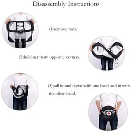 image-Indoor Outdoor Foldable P Op Up Hitting Training Target Driving Practice Golf Chipping Net