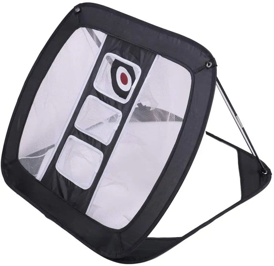 image-Indoor Outdoor Foldable P Op Up Hitting Training Target Driving Practice Golf Chipping Net