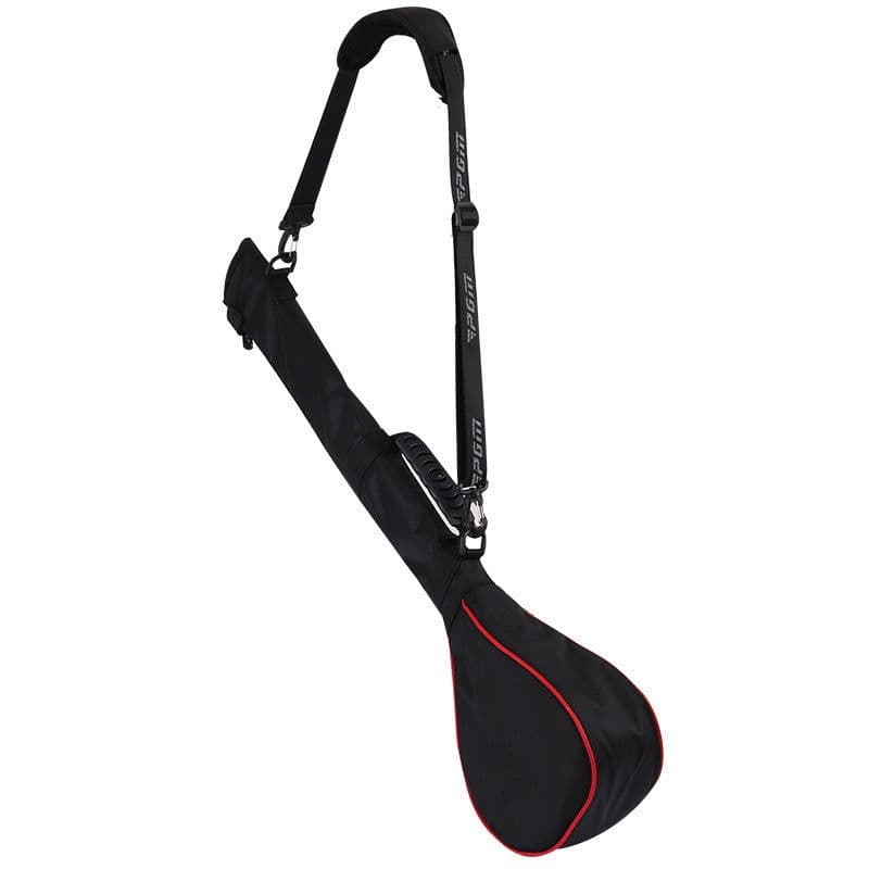 image-Foldable Golf Gun Bag Lightweight Can Hold 3 Clubs Golf Carry Pack Soft Rubber Handle Golf Stand Carry Bag For Men And Women