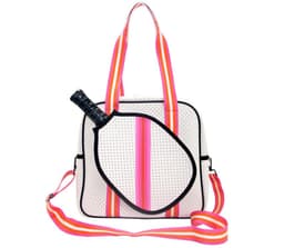 image-Fashion Striped Hand-carrying Crossbody Shoulder Tennis Pack