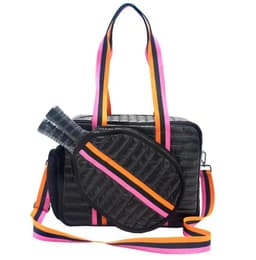 image-Fashion Striped Hand-carrying Crossbody Shoulder Tennis Pack