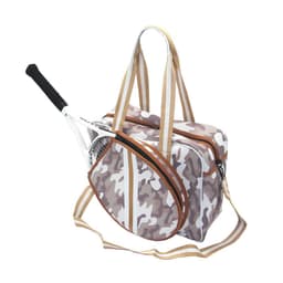 image-Fashion Striped Hand-carrying Crossbody Shoulder Tennis Pack