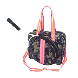 image-Fashion Striped Hand-carrying Crossbody Shoulder Tennis Pack