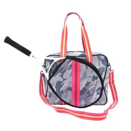 image-Fashion Striped Hand-carrying Crossbody Shoulder Tennis Pack