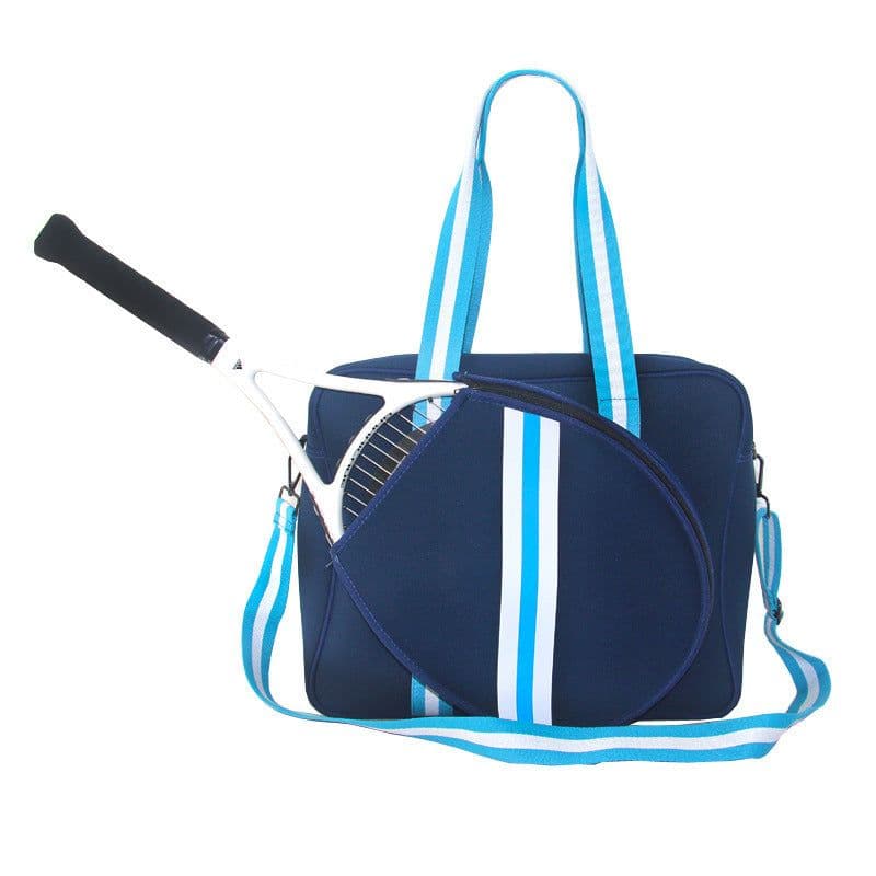 image-Fashion Striped Hand-carrying Crossbody Shoulder Tennis Pack