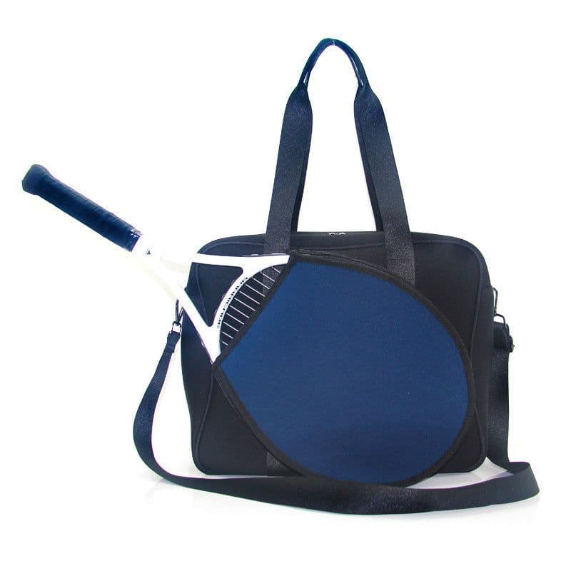 image-Fashion Striped Hand-carrying Crossbody Shoulder Tennis Pack