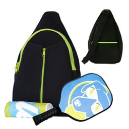 image-Fashion Striped Hand-carrying Crossbody Shoulder Tennis Pack