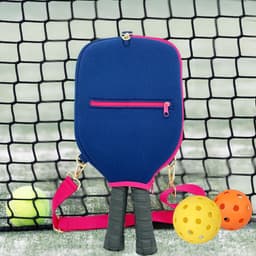 image-Fashion Striped Hand-carrying Crossbody Shoulder Tennis Pack