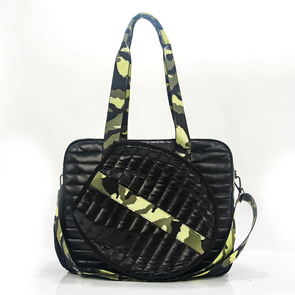 image-Fashion Striped Hand-carrying Crossbody Shoulder Tennis Pack