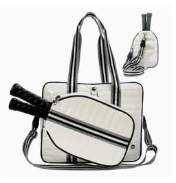 image-Fashion Striped Hand-carrying Crossbody Shoulder Tennis Pack