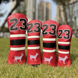 image-Ram No 1 Fairway Chicken Drumstick Wooden Pole Sets Square Putter Iron Head Golf Club Sleeve