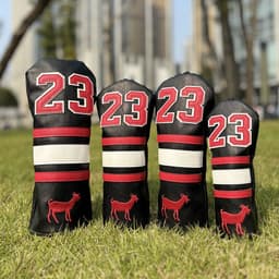 image-Ram No 1 Fairway Chicken Drumstick Wooden Pole Sets Square Putter Iron Head Golf Club Sleeve