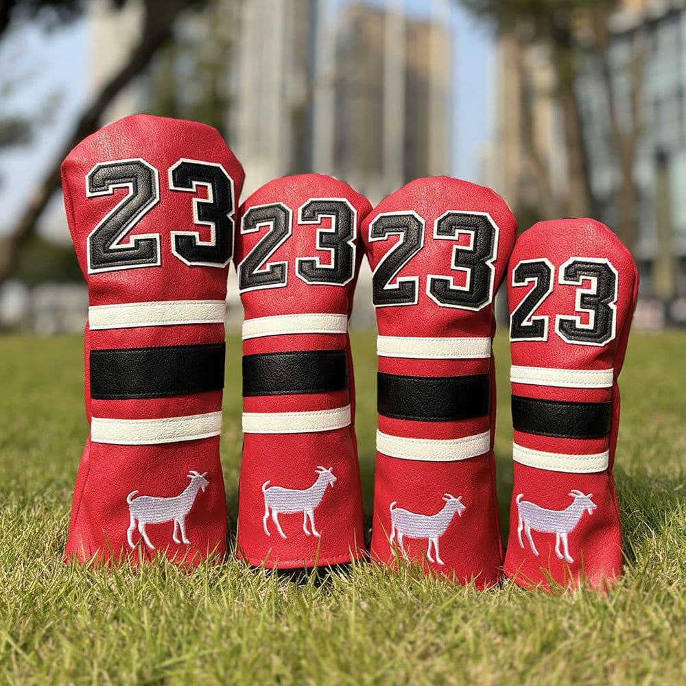 image-Ram No 1 Fairway Chicken Drumstick Wooden Pole Sets Square Putter Iron Head Golf Club Sleeve