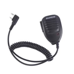 image-BF-888S UV5R walkie-talkie hand microphone with indicator light