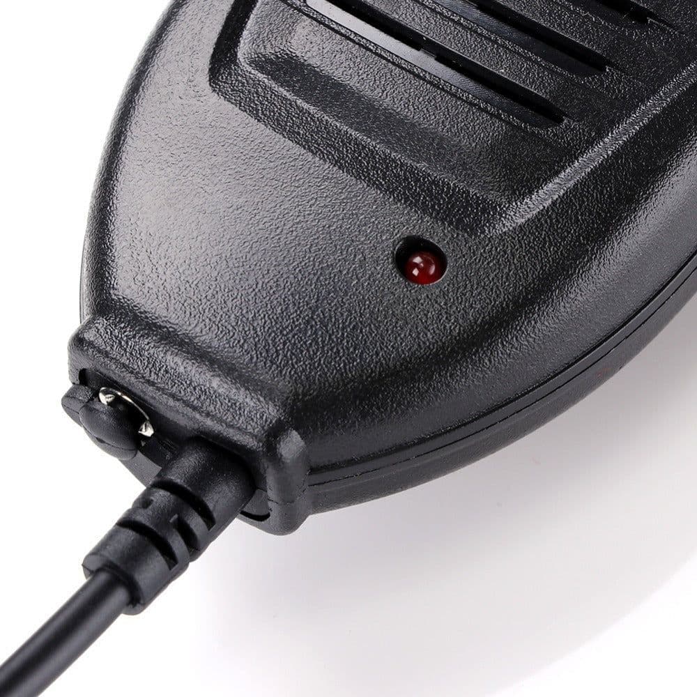 image-BF-888S UV5R walkie-talkie hand microphone with indicator light