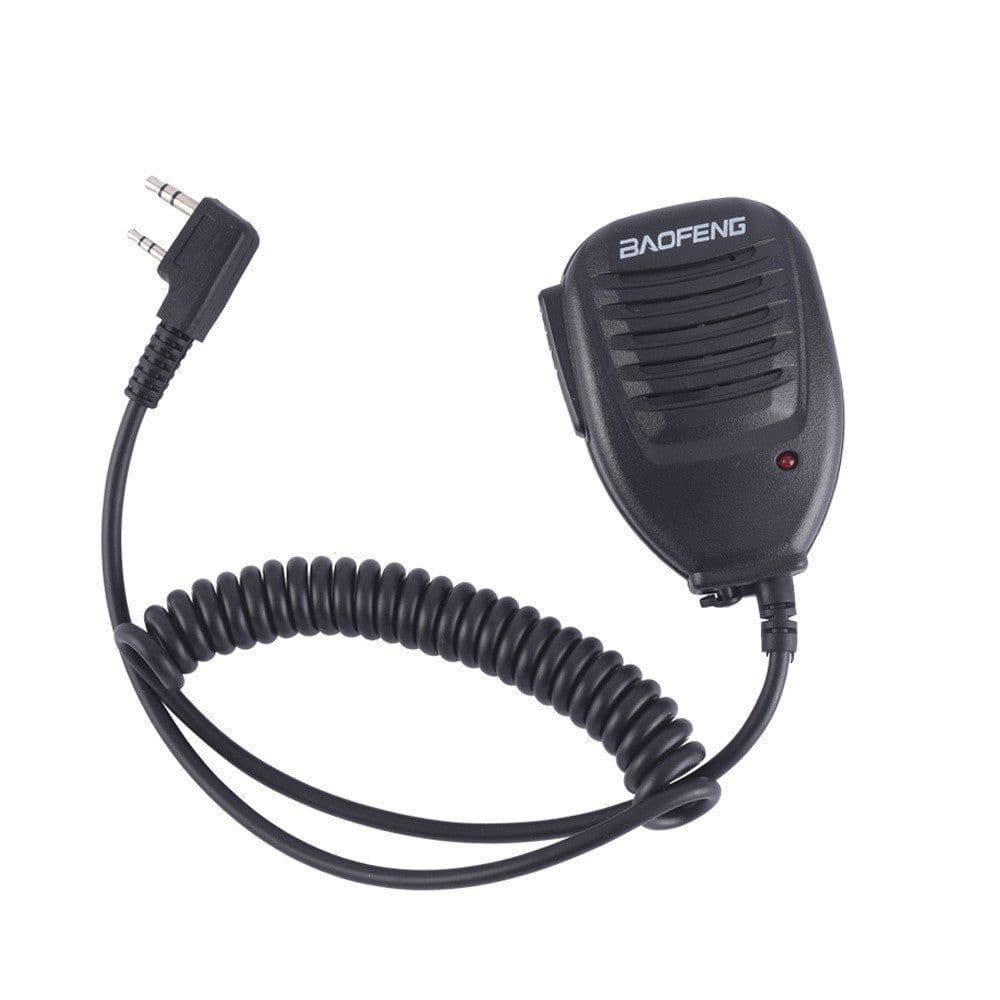 image-BF-888S UV5R walkie-talkie hand microphone with indicator light