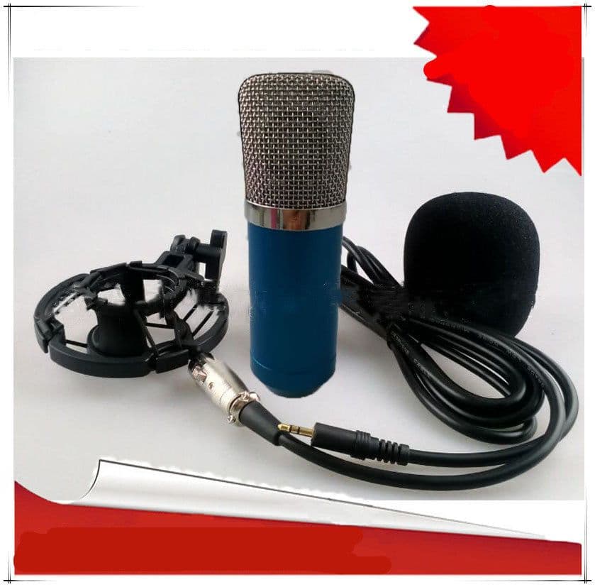 image-External sound card condenser microphone