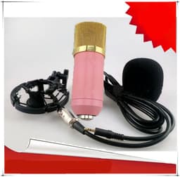 image-External sound card condenser microphone